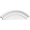 Ekena Millwork Arched Architectural Grade PVC Pediment, 50"W x 14"H x 2-3/4"P PEDP050X140ARD00 - alternate 1